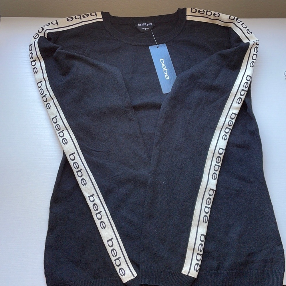 NWT BEBE black long sleeve